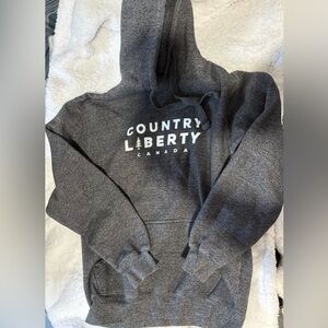 Country Liberty Dark Gray Women's Hoodie